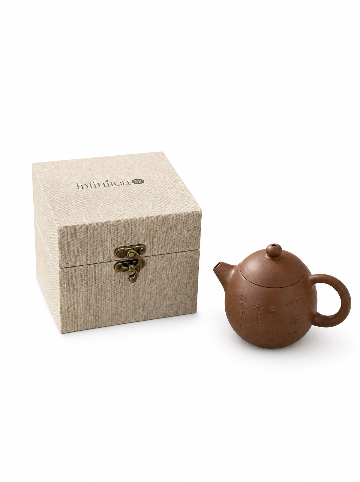 Tetera de arcilla Yixing huevo de dragón Infinitea — vista 5