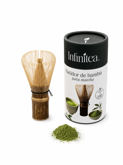 Batidor de bambú chasen para matcha Infinitea — vista 5