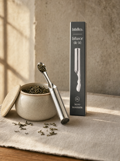 Infusor de té tubular de acero inoxidable 304 Infinitea — vista 4