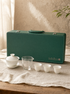 Set premium gongfu 14 piezas en maletín verde Infinitea — vista 1