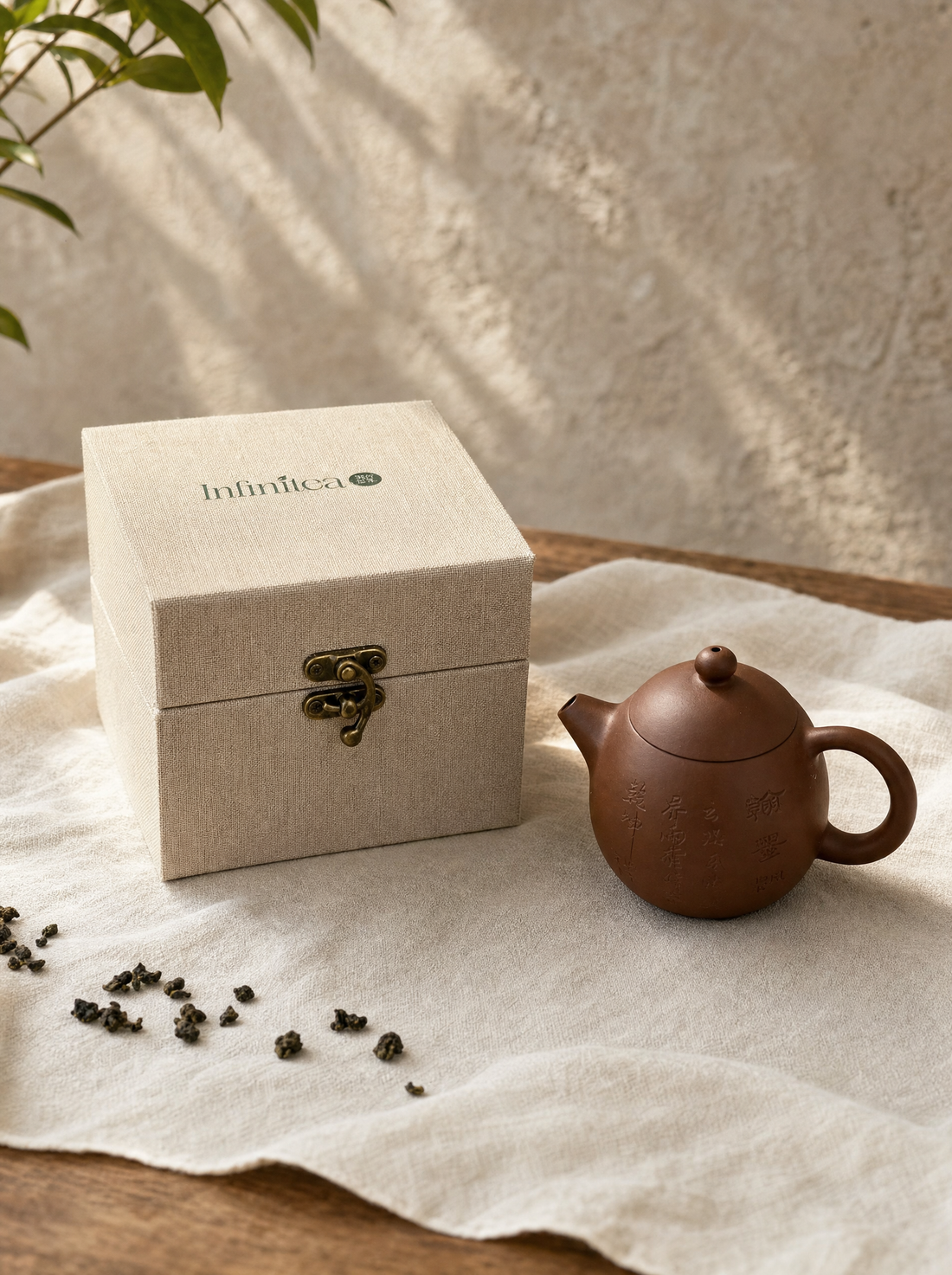 Tetera de arcilla Yixing huevo de dragón Infinitea — vista 1