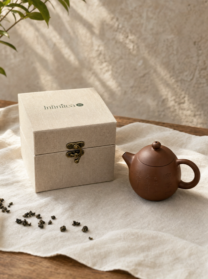 Tetera de arcilla Yixing huevo de dragón Infinitea — vista 1