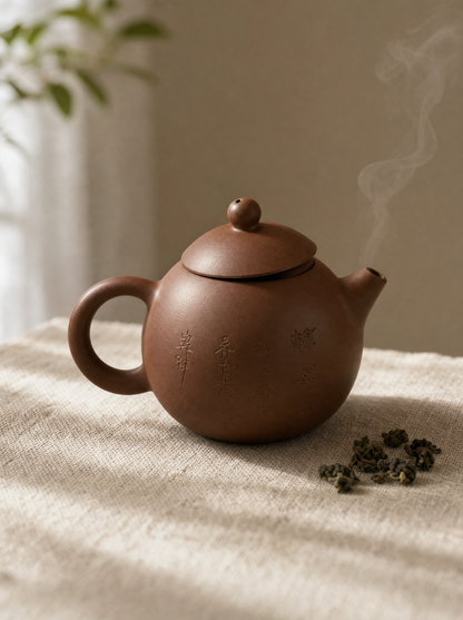 Tetera de arcilla Yixing huevo de dragón Infinitea — vista 2