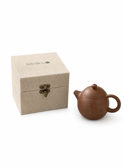 Tetera de arcilla Yixing huevo de dragón Infinitea — vista 5