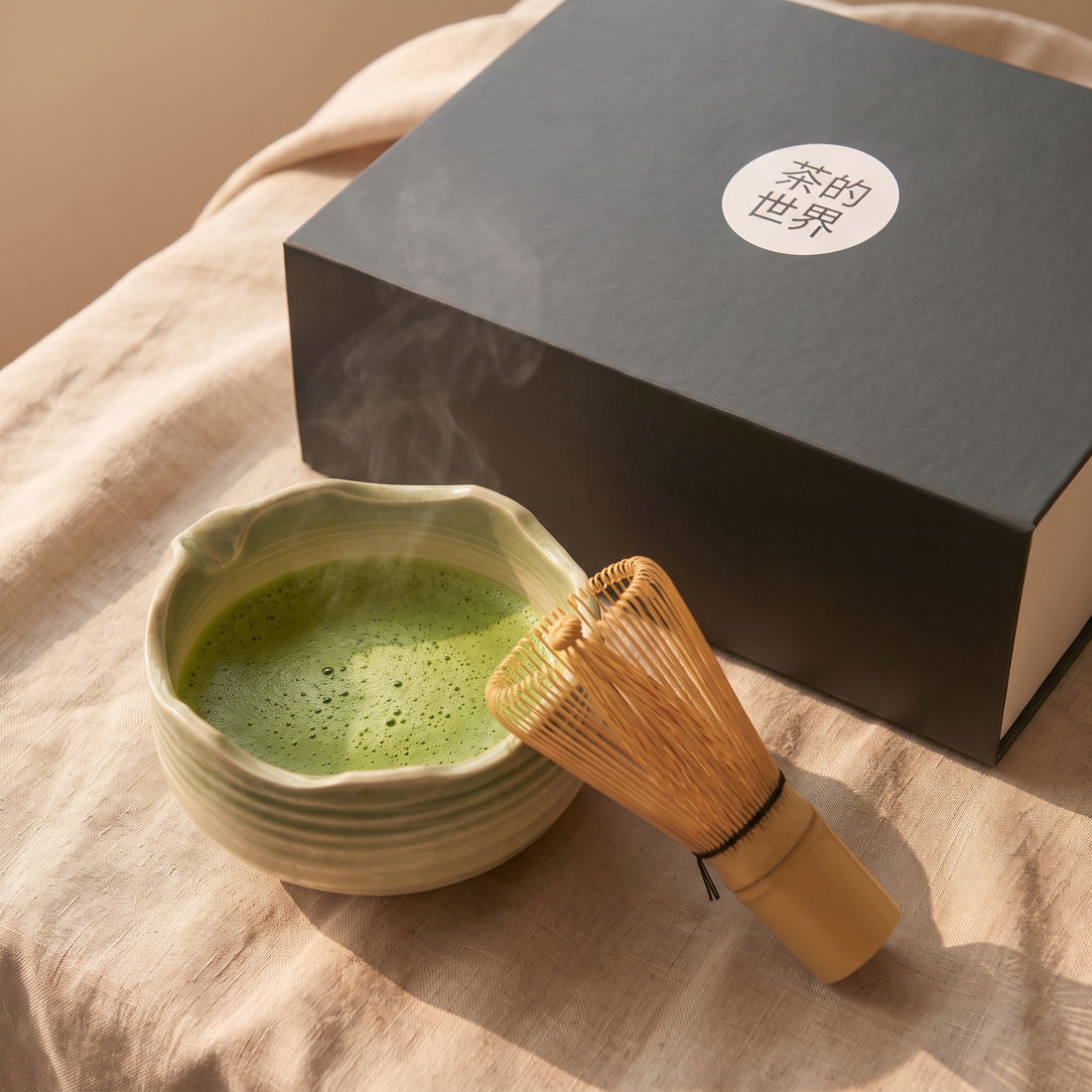 Matcha recién batido con el Kit Matcha Infinitea